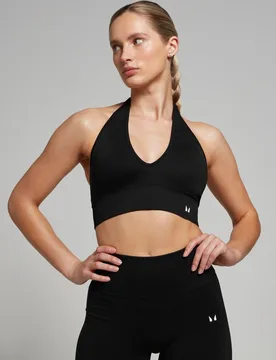 Sujetador de cuello halter sin costuras Teo para mujer de - MP - FashionsVida
