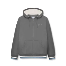 Mens Iron Full Zip Hoodie - Male - Grey - X-Large