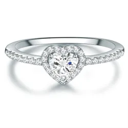 Womens Trilani Female Sterling Silver Ring - Size Q