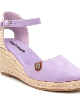 Espadrillas Con Zeppa 171882 Suede Lilac EU 36 - Refresh - FashionsVida