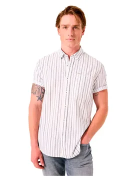 Chemise à Manches Courtes D51092 White S - Garcia - FashionsVida