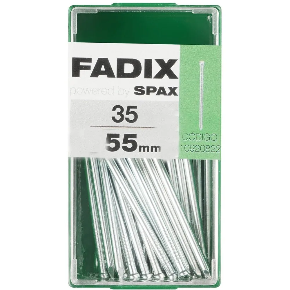 Clavo Acero Cabeza Perdida 55 mm - Caja 35 Uds - FADIX - FashionsVida
