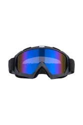 Adjustable Outdoor Goggles - Polycarbonate Iridescent Lens - Multicolor - Size: One Size