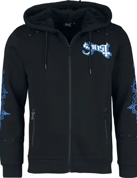 Kapuzenjacke - EMP Signature Collection - S bis XXL - Größe M - schwarz - EMP exklusives Merchandise! - Unisex - unisex - GHOST - FashionsVida