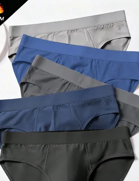 Juego de 3 piezas de ropa interior triangular para hombre, unicolor de moda, ropa interior deportiva suave, fresca, elástica y cómoda, ideal para pr - Shein - FashionsVida