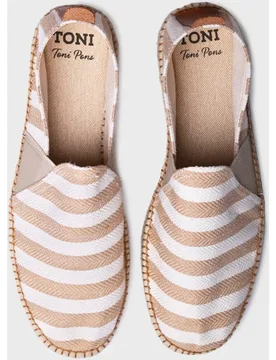 Alpargatas de hombre en tejido de rayas - Toni Pons - FashionsVida