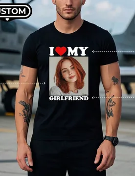 Una camiseta personalizada con forma de corazón para hombre es el regalo perfecto de aniversario para tu novio o novia, y también un gran regalo par - Shein - FashionsVida