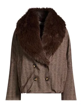 Mantel Damen Braun M,S Damen - HAVEONE - FashionsVida