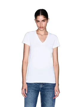 Exchange Maglietta A Maniche Corte Xw002315_af1629 Optic White M - Armani - FashionsVida