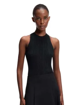 Hugo T-shirt Sans Manches Sarepla 01 Black S - Hugo Boss - FashionsVida