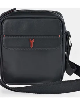 Bolso crossbody hombre de en piel color - Yanko - FashionsVida