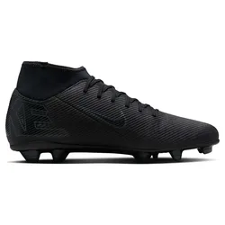 Chaussures De Football Mercurial Superfly 10 Club Mg Black / Black / Deep Jungle EU 36