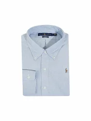 POLO Hemd Slim Fit blau L herren