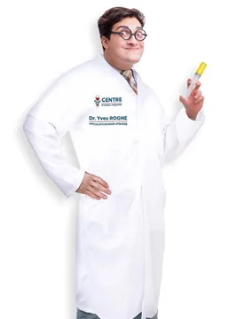 Arztkostüm Kostüm Herren witziger Doktor weiß - male - SUD TRADING - FashionsVida