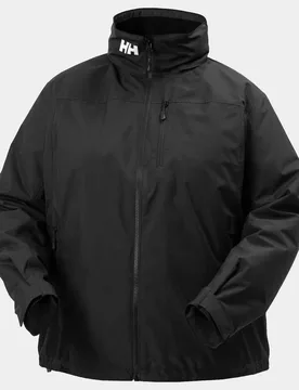 Women's Crew Hooded Midlayer Plus Jacket 2.0 Black 3X - Black - Female - Helly Hansen - FashionsVida