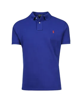 Polo Custom Slim Fit bleu XL - Ralph Lauren - FashionsVida