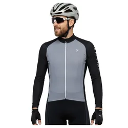 Maglia A Maniche Lunghe Md2625 Saisero Grey / Black