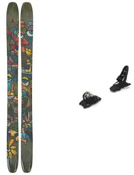 Ski Set inkl. Bdg. Freeride Skifahren Pack Bent 110 2026 aus Wolle Grau - Atomic - FashionsVida