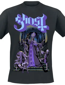 T-Shirt - Masquerade - S bis 5XL - für Männer - Größe XL - schwarz - Lizenziertes Merchandise! - Männer - male - GHOST - FashionsVida