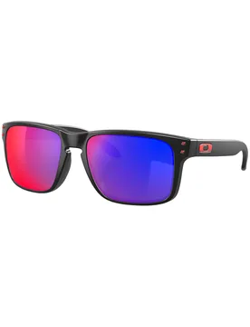 Lunettes de soleil - Holbrook Matte Black Positive Red Iridium - Noir - Oakley - FashionsVida