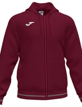 Felpa Con Zip Campus Iii Burgundy XL - Joma - FashionsVida