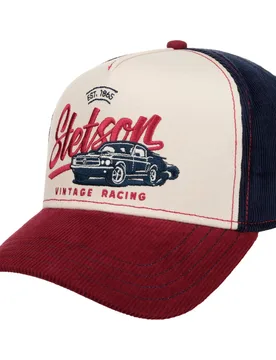 Vintage Racing Cap by - blue-red - Size: One Size - Stetson - FashionsVida