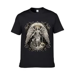 NEW LIMITED St Michael The Archangel Catholics Saint Religious Tee T-Shirt Men's and Women's High Quality T-shirt