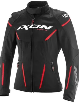 Giubbotto Moto Donna STRIKER 2 AIR WP L Nero Rosso taglia 3XL - Ixon - FashionsVida