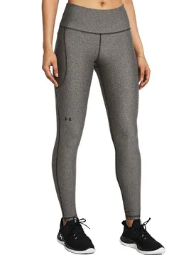 Leggings Taille Haute Heatgear No-slip Waistband Charcoal Light Heather / Black M - Under armour - FashionsVida