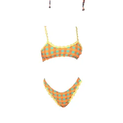 Bikini Top Arancio/verde M22-0161VA
