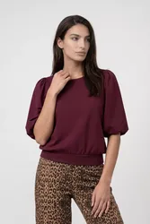 Sweatshirt mit Puffärmeln female