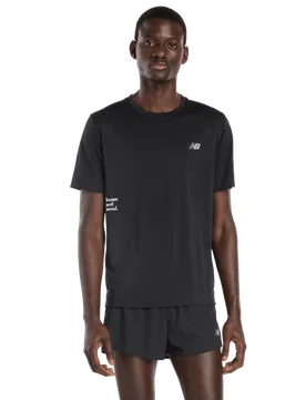 Athletics Graphic T-shirt Uomo - Magliette Nero - Taglia XL - Poly Jersey XL - New Balance - FashionsVida