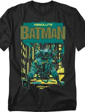 DC Comics T-Shirt - Absolute Gotham City Rooftops - M bis 5XL - für Männer - Größe 5XL - schwarz - Lizenzierter Fanartikel - Männer - male - Batman - FashionsVida