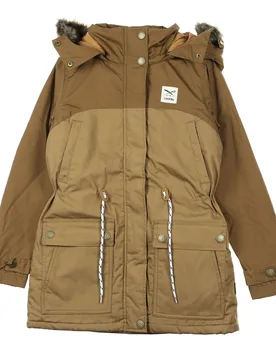 Giaccone Lungo Donna Koerte Jacket Caramel - Iriedaily - FashionsVida
