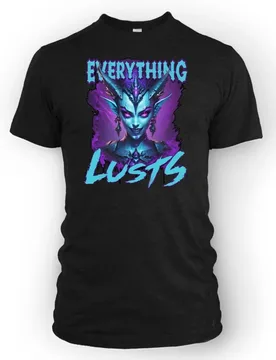 A-Everything Lusts Wargaming Fan Shirt | Handmade gift for Tabletop Gamers | Short Sleeved Unisex Graphic Tee | Armor C - Aliexpress - FashionsVida