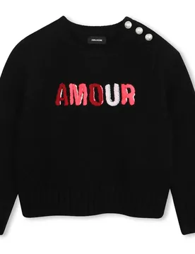 Pull X60809 Black 8 Années Fille - Zadig & Voltaire - FashionsVida
