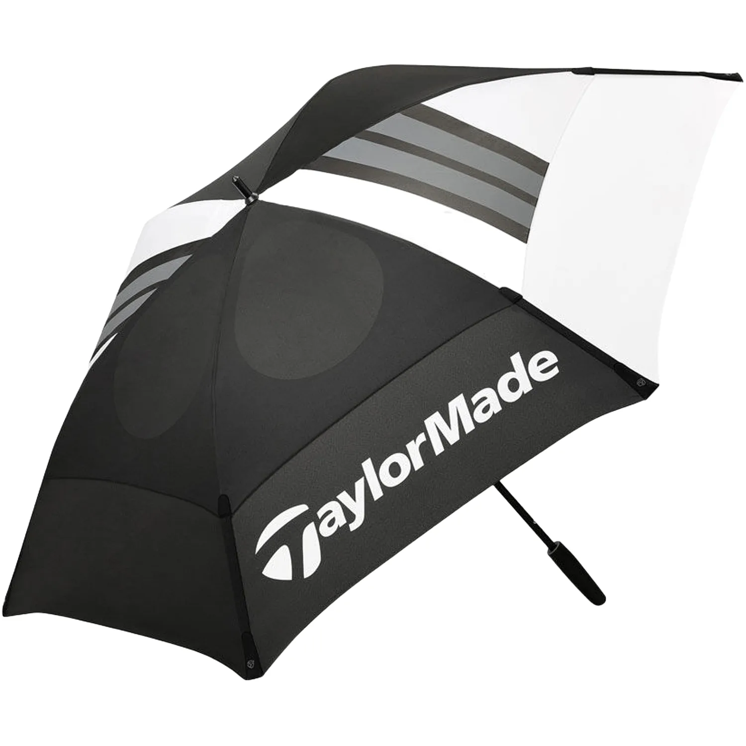 Golfschirm Double Canopy, schwarz/weiss - TaylorMade - FashionsVida