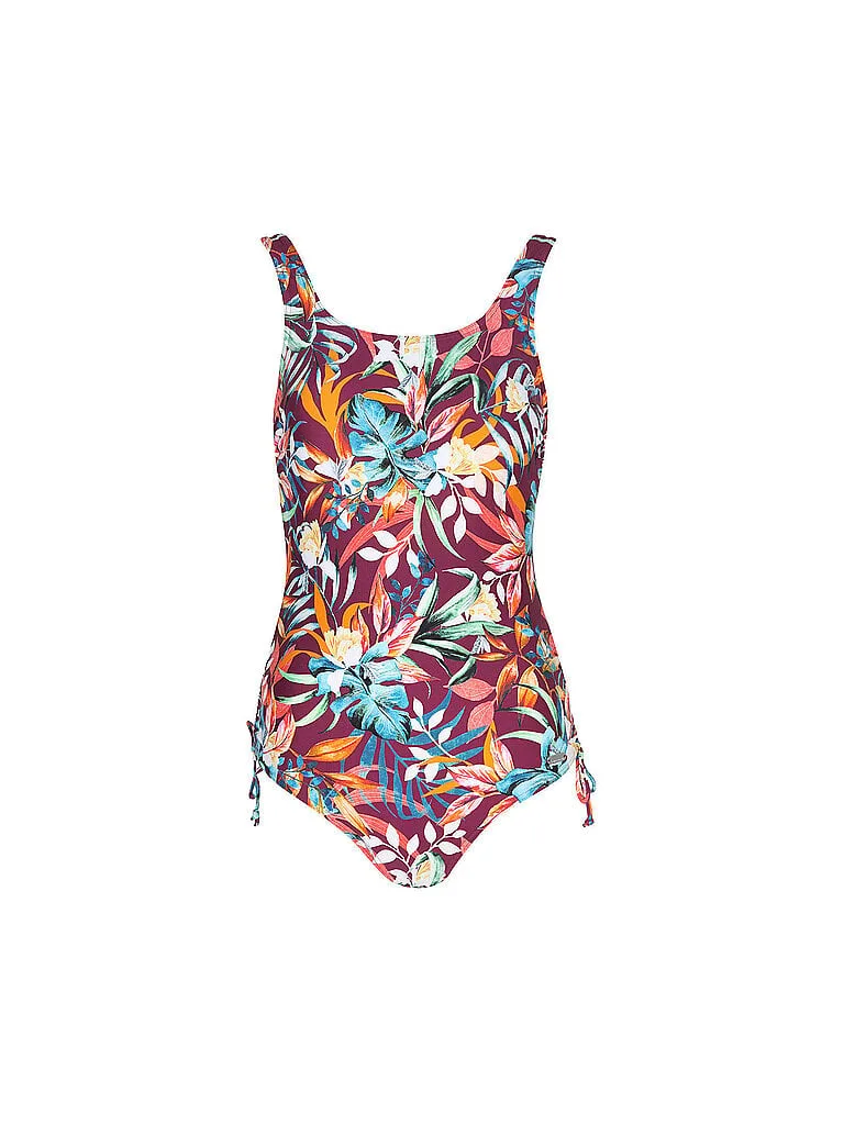 Damen Badeanzug dunkelrot 44B W - Venice Beach - FashionsVida