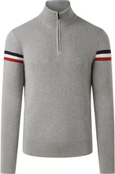 Pull en laine mérinos - Wengen IV Silice Marin en Laine - Taille XL - Gris