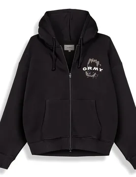 Sweat-shirt à Zip Wild One Black 2XL Homme - Grimey - FashionsVida