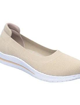 Stretch-Ballerina "Federleicht" beige 40 Damen - wonderwalk - FashionsVida