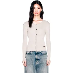 Exchange Cardigan Xw001899_af10352 Sand S