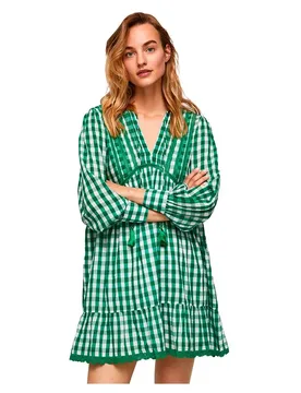 Vestito A Maniche Lunghe Didi Sherwood M - Pepe jeans - FashionsVida