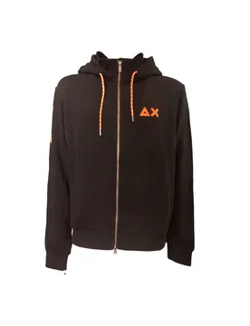 Sun68 - Felpa Logo Nero F43119 - Sun68 - FashionsVida