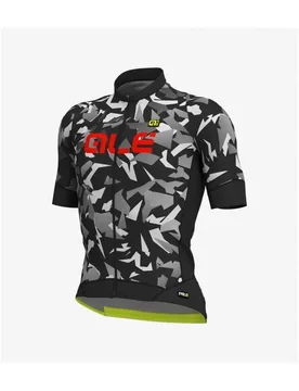Maglia ciclismo GRAPHICS PRR GLASS nero grigio - ALE' - FashionsVida