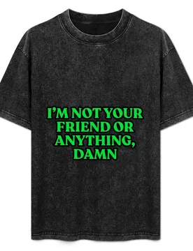 I'm not your friend or anything, damn T-Shirt Cool Dry Performance T-Shirt - Aliexpress - FashionsVida
