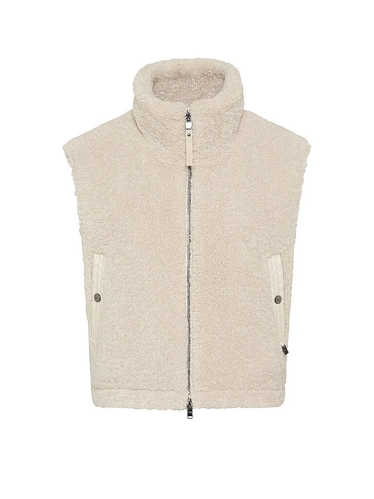 GIlet in Felloptik YUNA beige 34 damen - Brax - FashionsVida