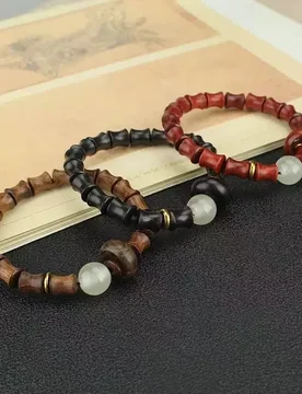 Green Bamboo Joint Eternal Night Luminous Running Bead Women's Bracelet Purple Blood Sandalwood Barbie San - Aliexpress - FashionsVida