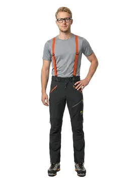 Pantalon Schiara Evo Black / Spicy Orange 52 - karpos - FashionsVida