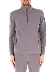 Felpa mezza zip GRIGIO XXL